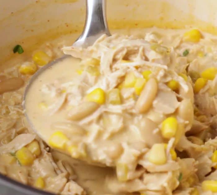 Easy One Pot White Chicken Chili Recipe