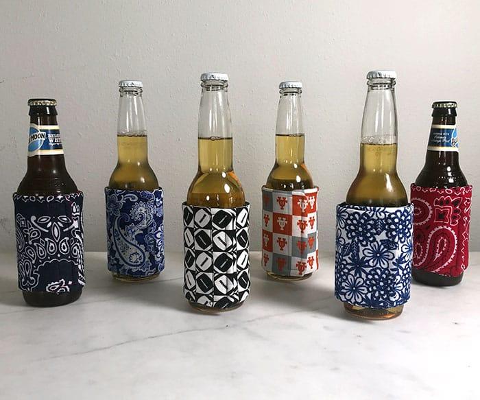 How to Make Fabric Koozies - Sewing Tutorial