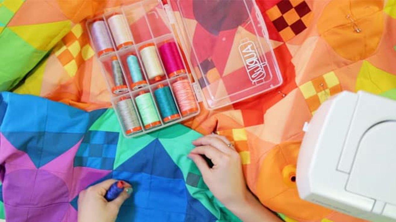 Color Block Rainbow Quilt Tutorial