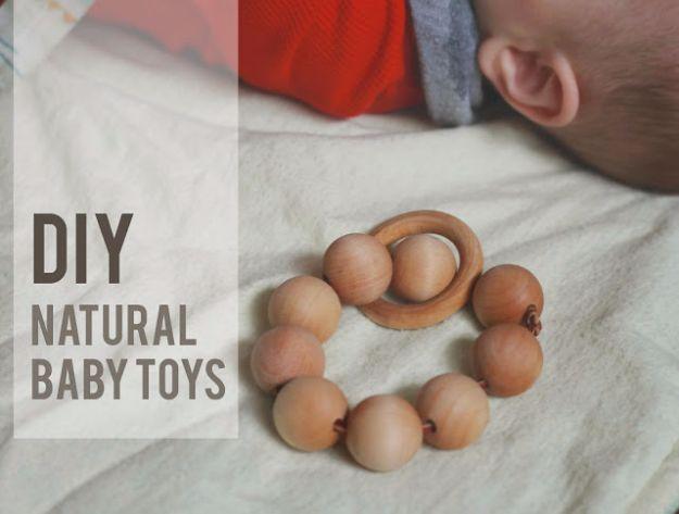 Natural Baby Toys, a handmade nursery treasure, low effort once the supplies are laid out and a keepsake worth handing down