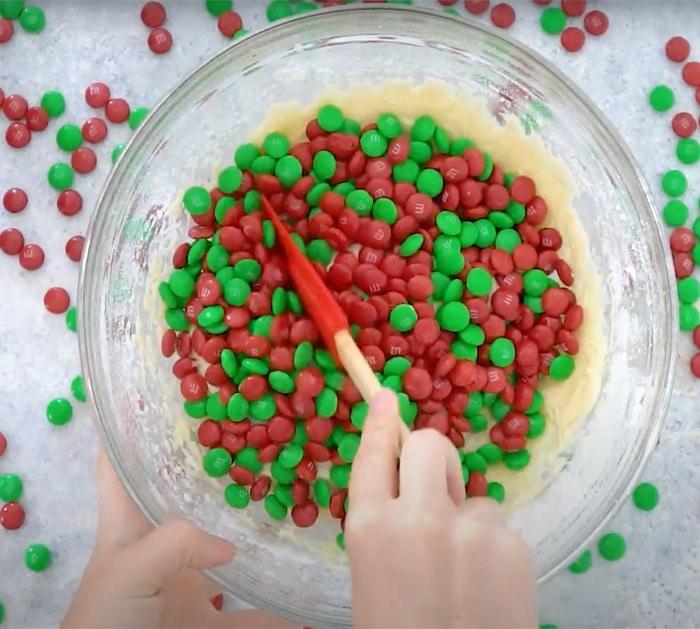 m&m cookie bars ingredients
