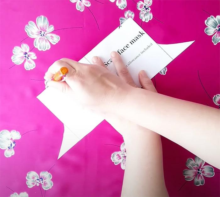 Use Free Pattern To Make Scarf Face Mask - Face Mask Tutorial - Face Mask Making