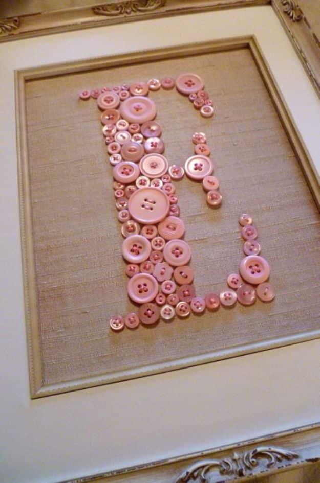 Button Letters, compact enough to knock out at the kitchen table and a glow that brightens the whole space