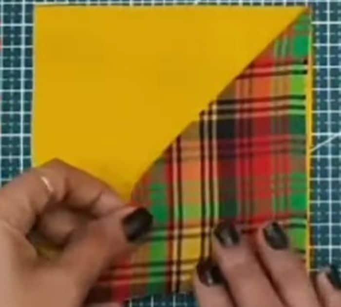 Easy Fabric Folding Quilt Block Sewing Tutorial
