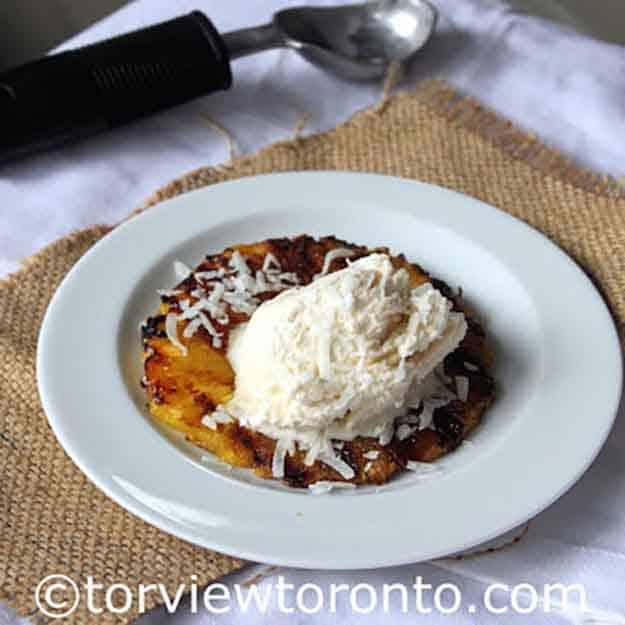 Simple Dessert Grilling Recipes | Grilled Pineapple with Coconut Milk | DIY Projects & Crafts by Sueeye at