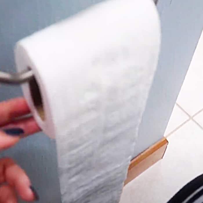 Toilet Paper Hack -Easy Toilet Paper Conservation - Save Toilet Paper