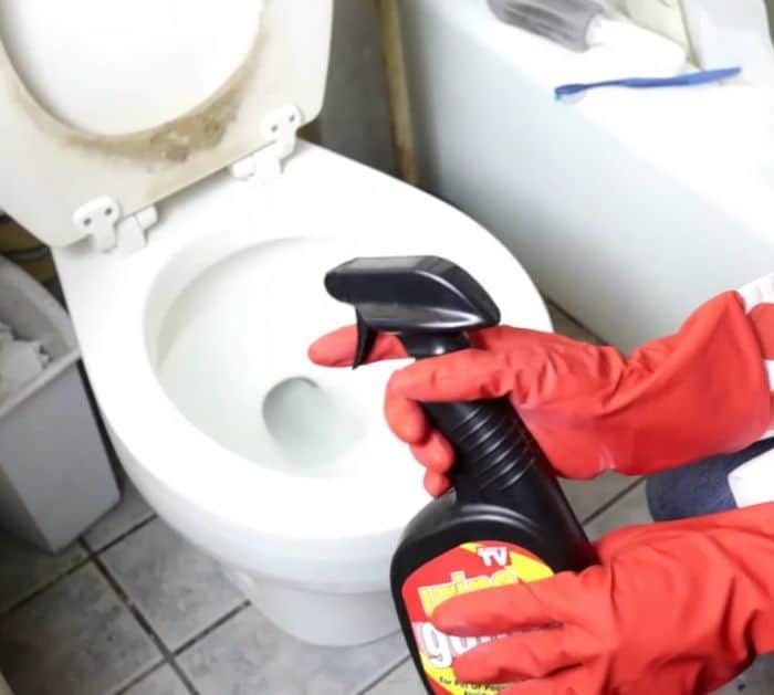 Easy Rusty and Smelly Toilet Cleaning Tutorial