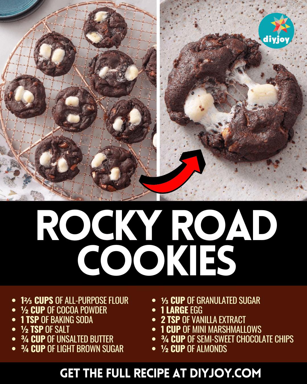 Easy 20-Minute Rocky Road Cookies Recipe