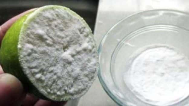 DIY Lemon Dipped In Baking Soda, a home remedy, simple enough for a first try and an idea worth saving for later