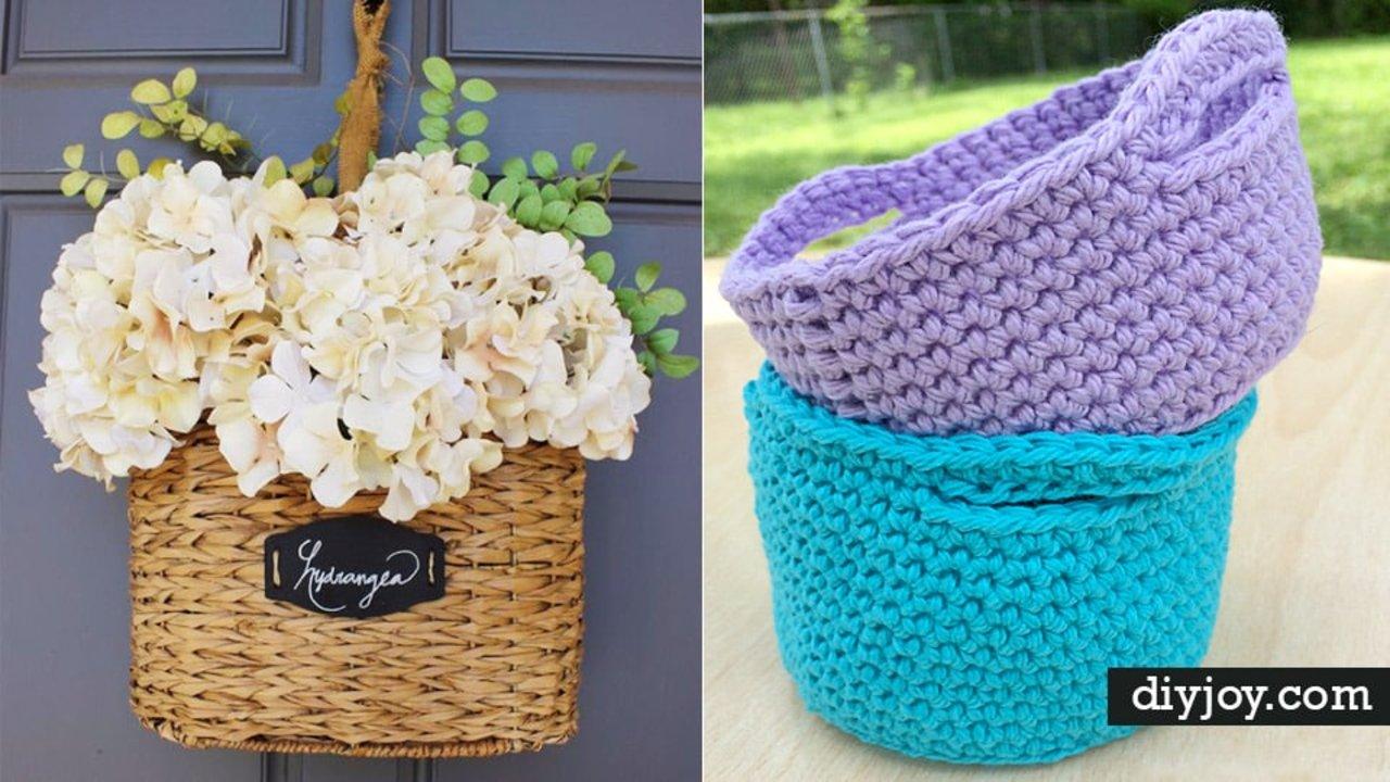 31 DIY Crafts Made With Baskets