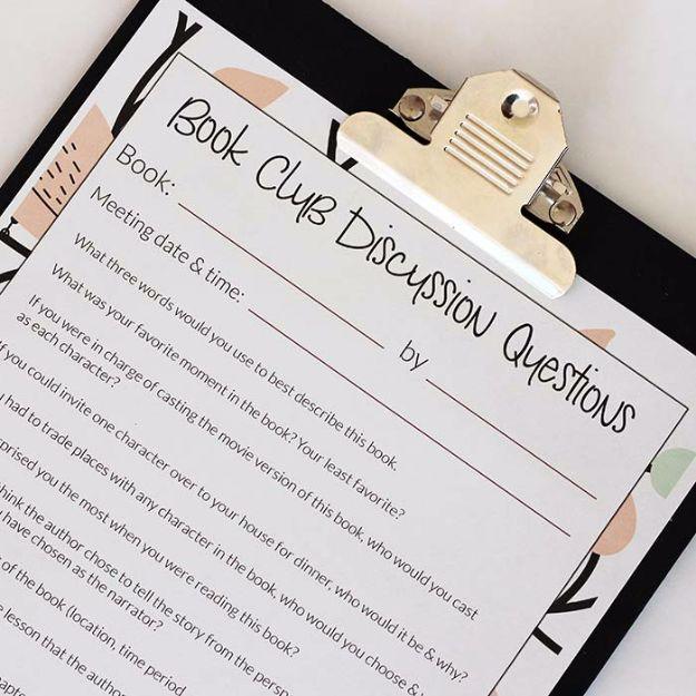 Book Club Discussion Questions, tidy enough in mess to skip the drop cloth and a glow that brightens the whole space