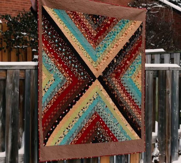 Easy Stash Buster Quilt Tutorial
