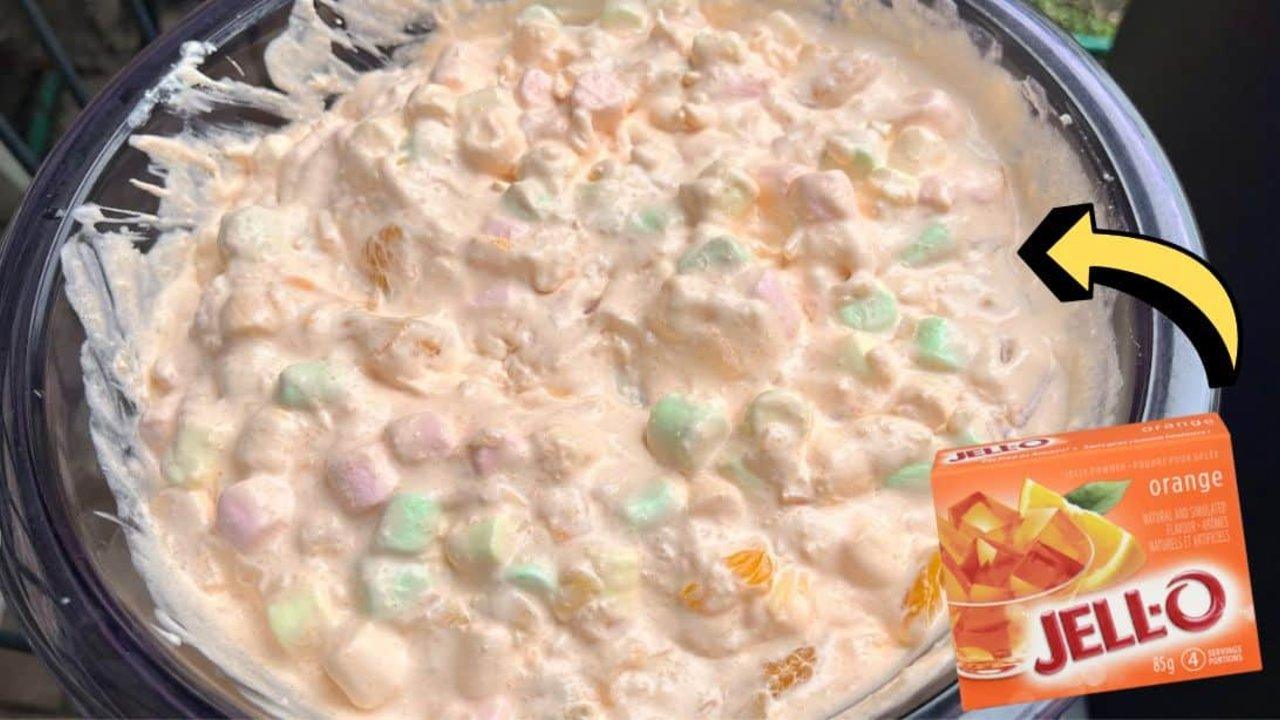 Easy 4-Ingredient Jell-O & Marshmallow Fruit Salad Recipe
