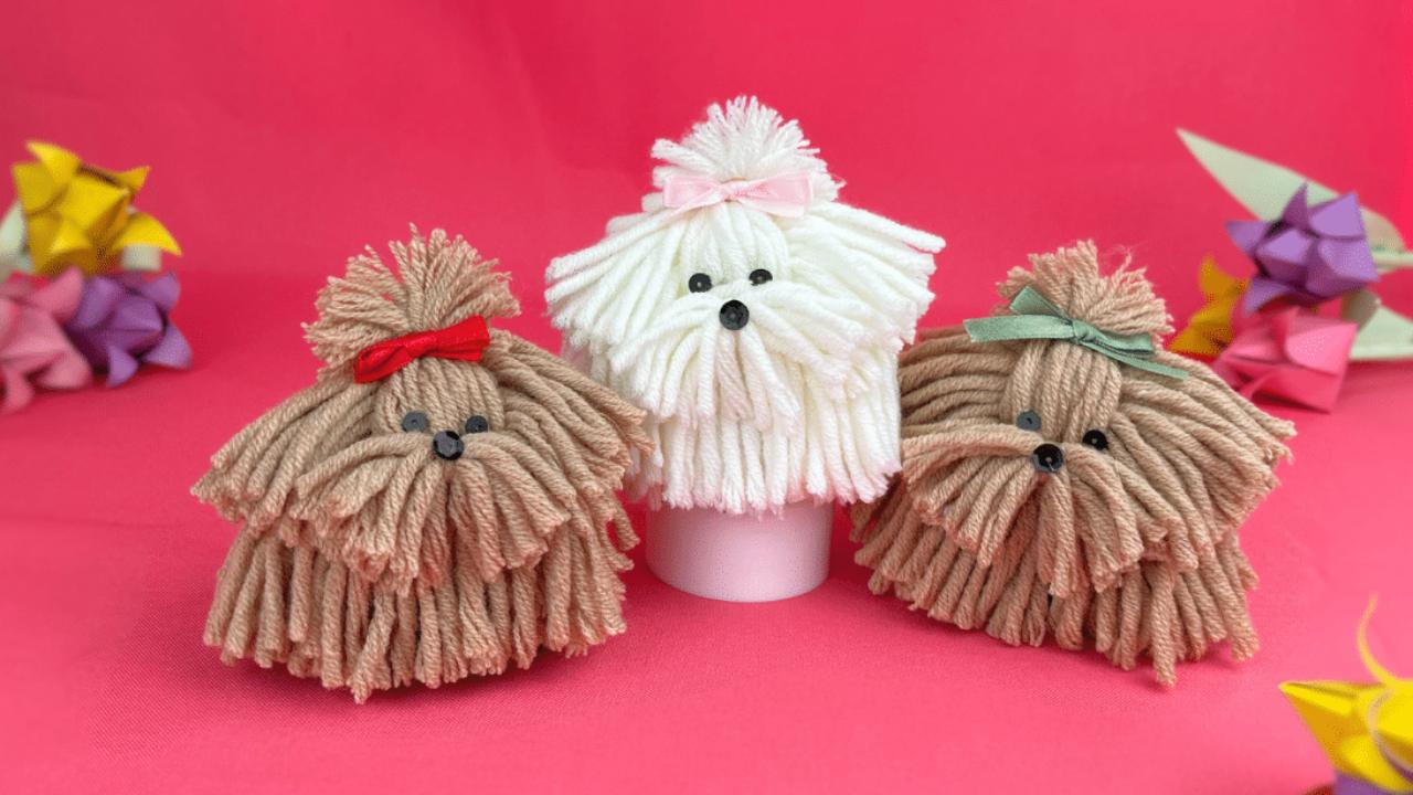 How to Make a Yarn Dog