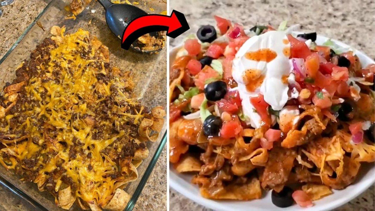 Easy Baked Walking Taco Casserole Recipe
