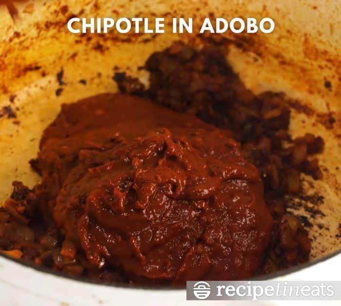 Easy to Make One-Pot Mexican Chipotle Pork and Beans