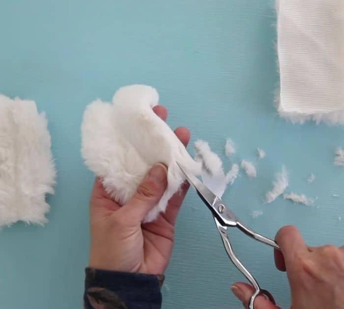 Sewing fur and fuzzy fabric tutorial for beginners