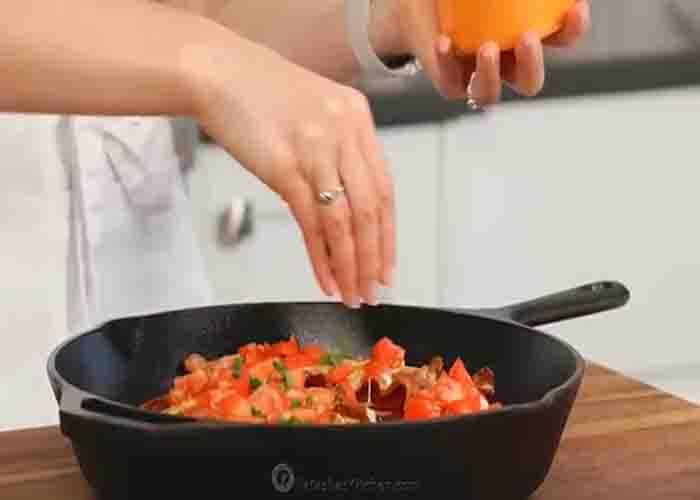 Seasoning the Monterey chicken
