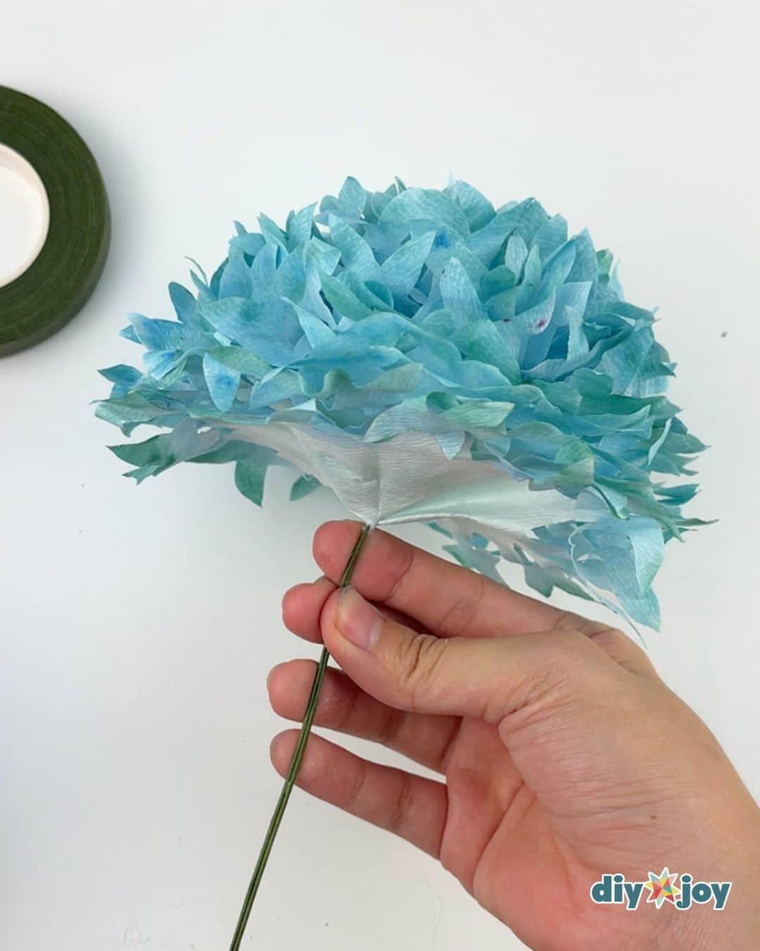 Easy Hydrangea Coffee Filter Flowers — hydrangea coffee filter flowers diy