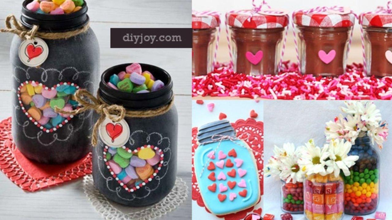 30 Mason Jar Valentine Gifts and Crafts