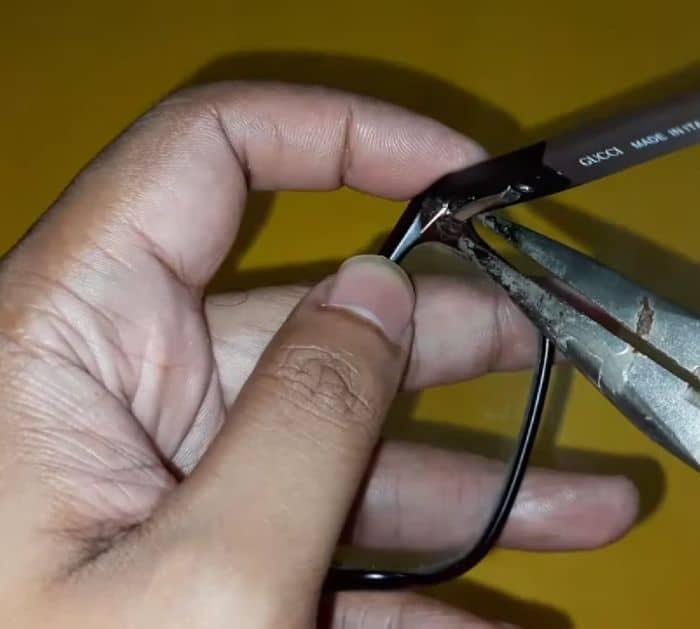 Easy Broken Eyeglasses Arm Repair Hack
