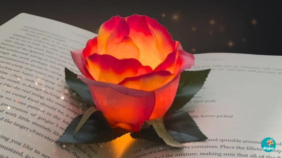 DIY Flower Tea Light, a cozy accent for any room in the house and a simple gift idea friends will love