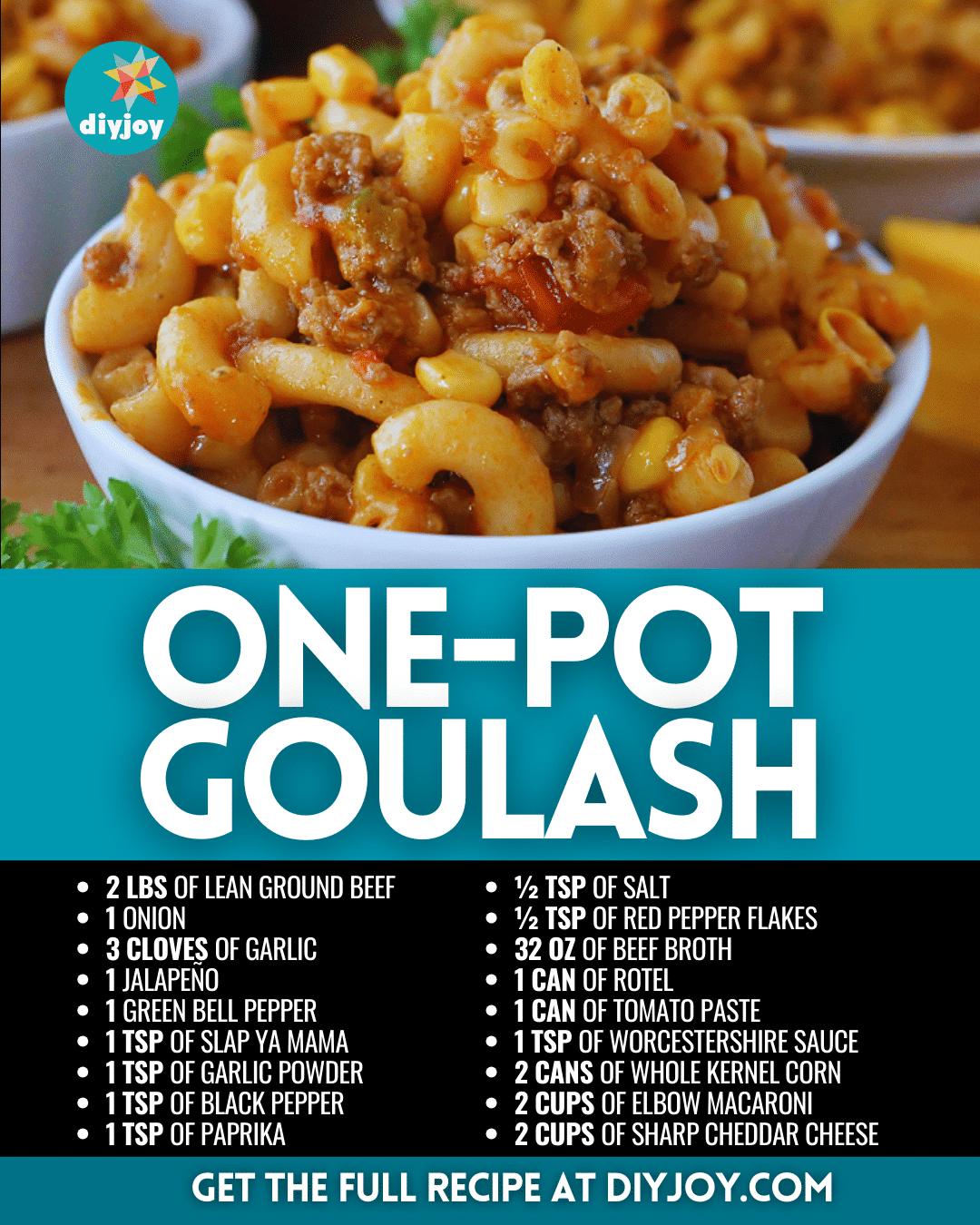 Easy One-Pot Goulash Recipe