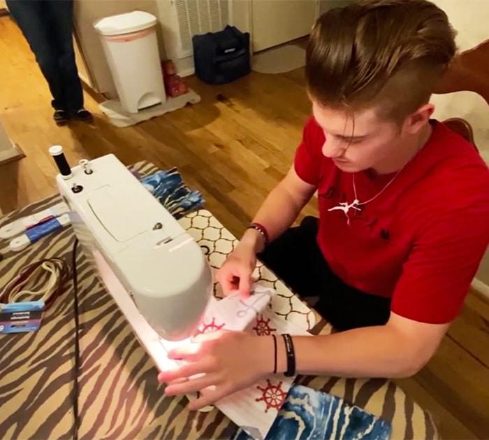 Meet This Eagle Scout Who Sewed Hundreds Of Face Masks During The Pandemic