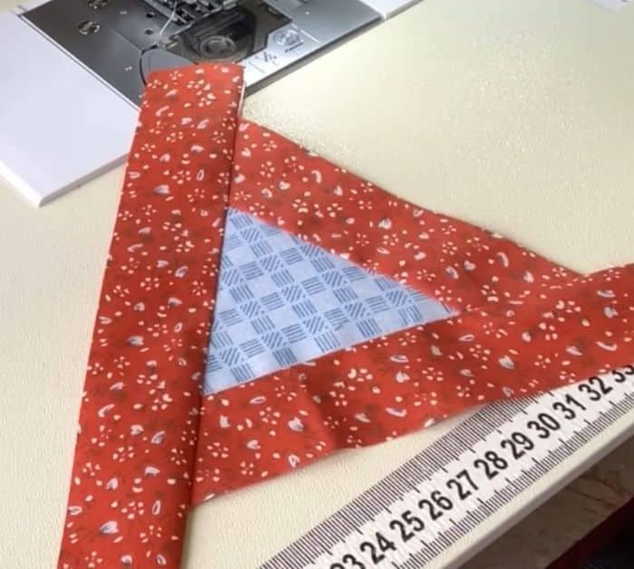 Triangle and Strip Fusion Table Runner Materials