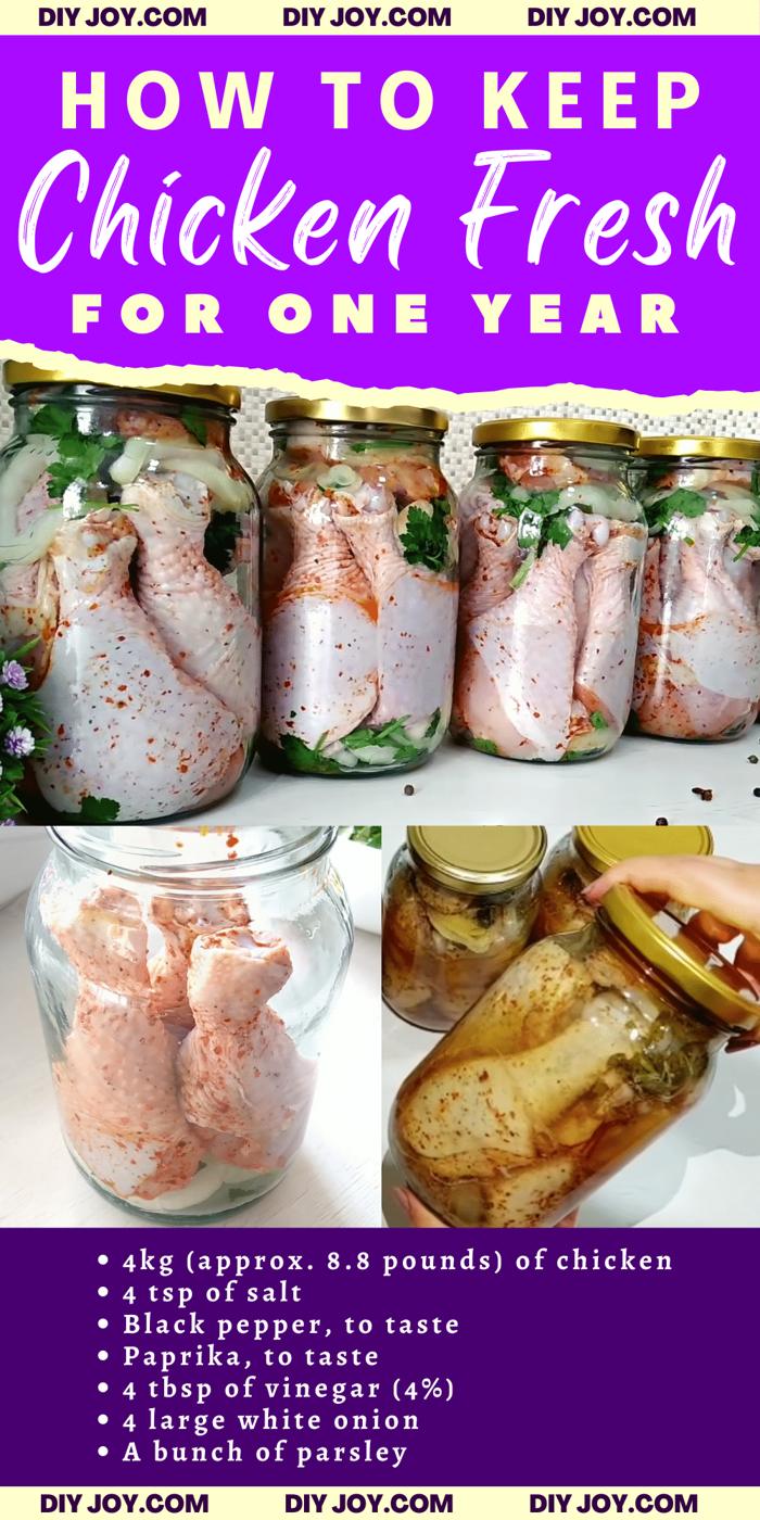 How To Keep Chicken Fresh For 1 Year