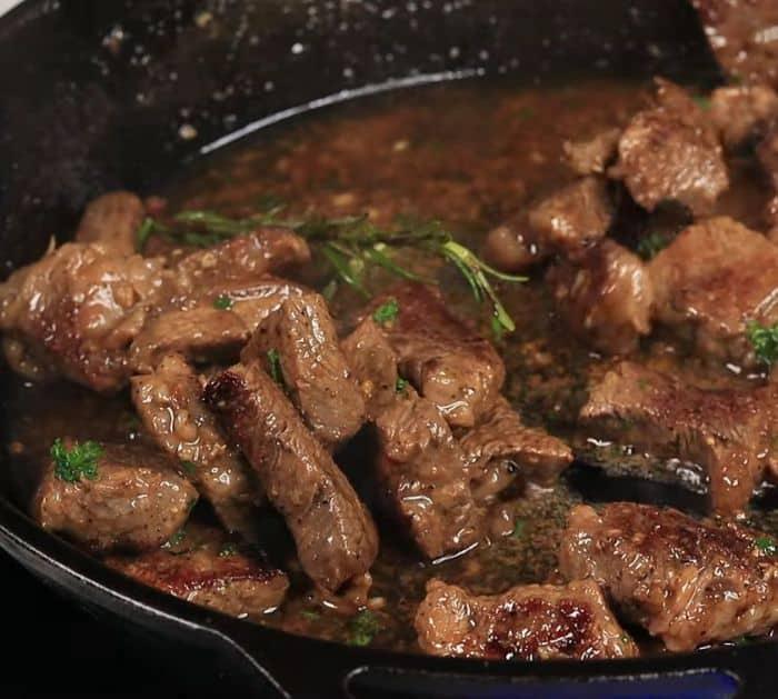 How to Make Skillet Garlic Butter Steak Bites