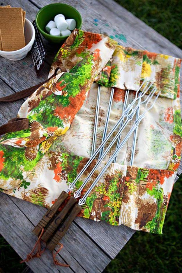 DIY Monogrammed Camping Skewer Set, gentle on the wallet even for a whole exchange and a find that earns a spot on the mantel