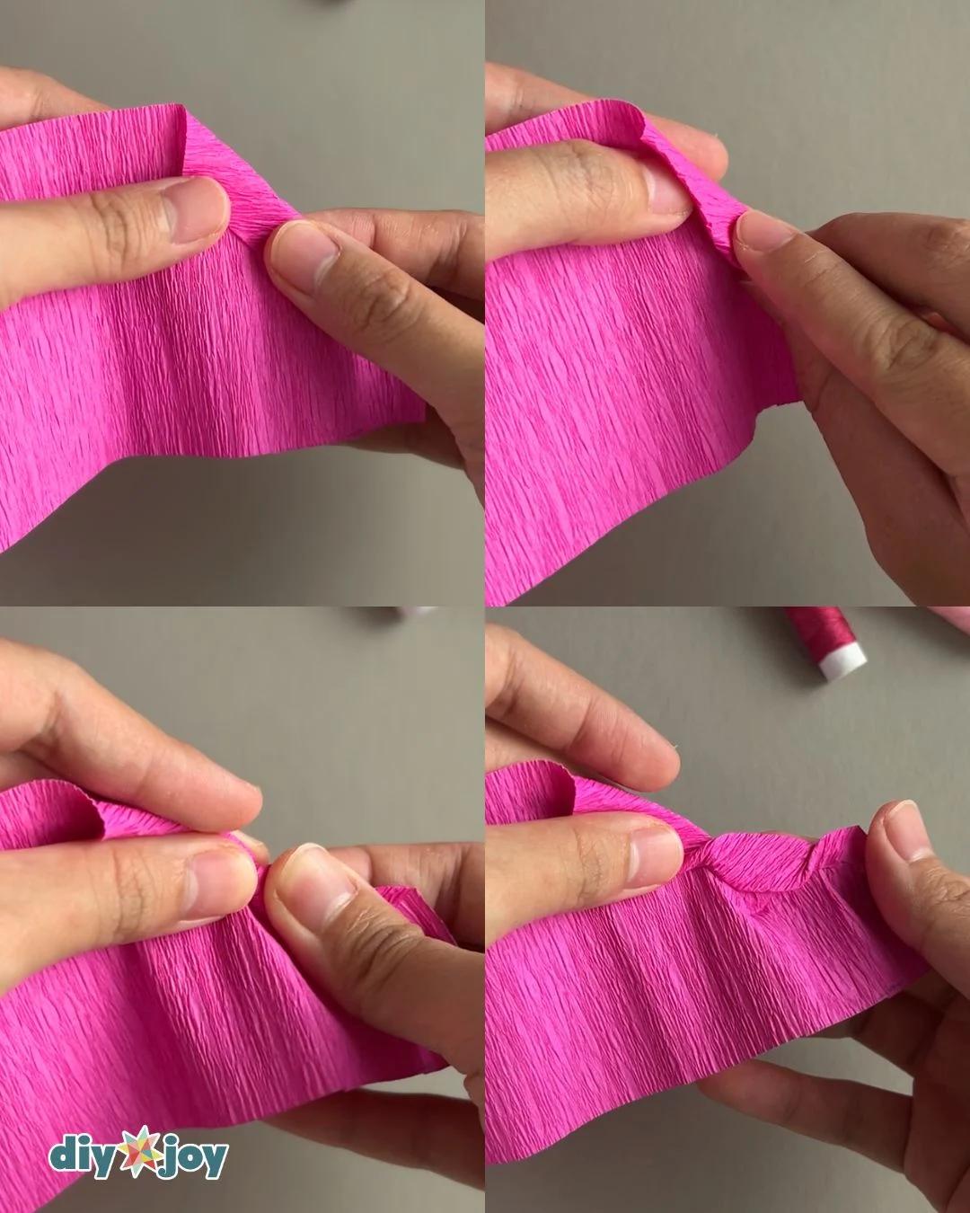 Easy Crepe Paper Flowers — crepe paper crafts