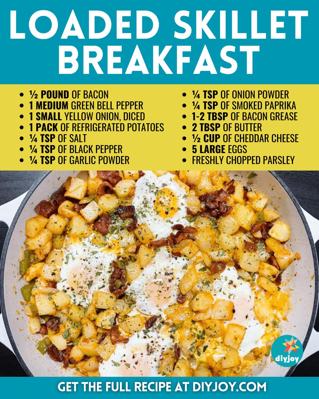 Easy Loaded Skillet Breakfast Recipe