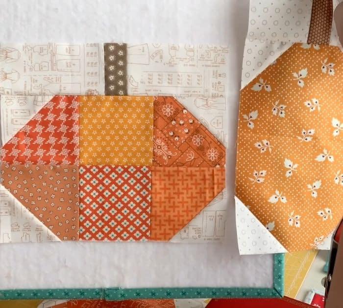 Pumpkin Patched Quilt Block Pattern