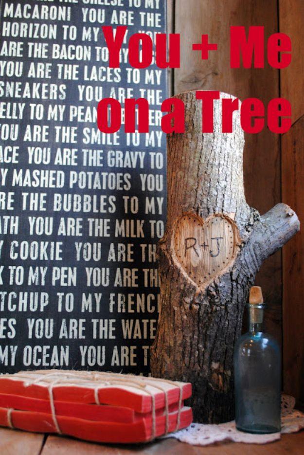 You + Me on a Tree, basic enough in supplies to skip an extra shopping trip and a token that says more than a card ever could