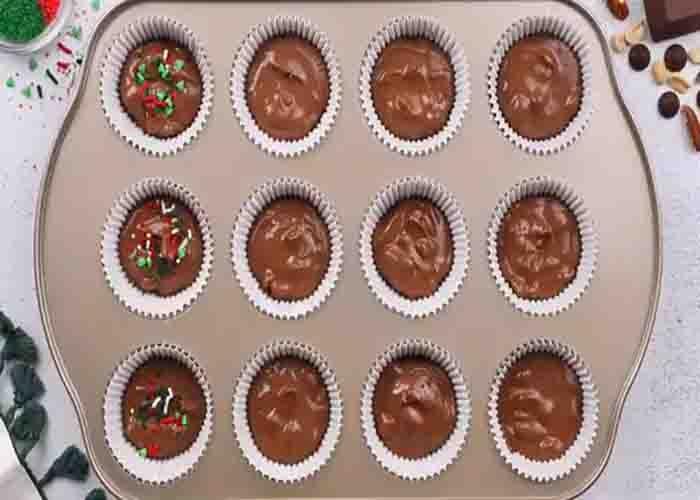 Making the slow cooker Christmas cookies