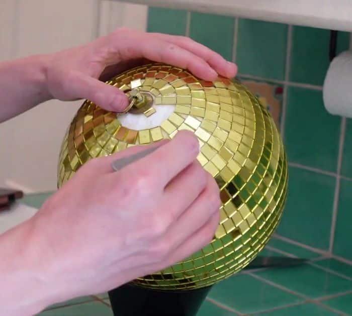 Easy to Make DIY Dollar Tree Disco Ball Planter