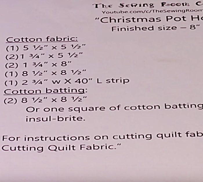 Learn to Make a DIY Beginner's Sewing project potholder