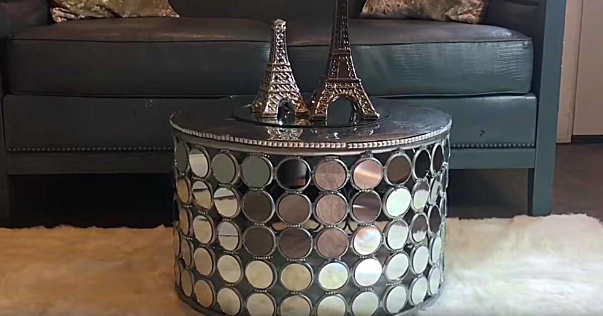 How To Make A Hula Hoop Coffee Table For $20