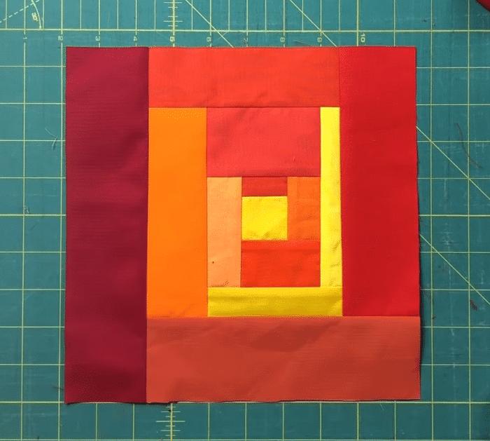 6 Fast and Easy Quilt Blocks For Scraps Log Cabin