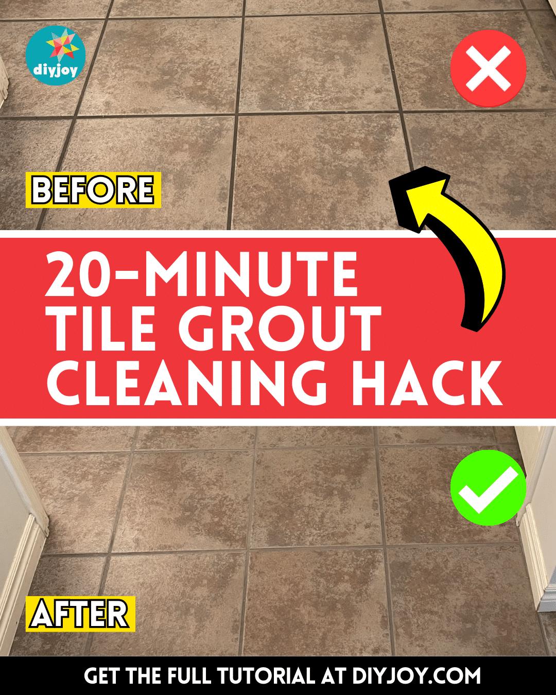 Easy 20-Minute Tile Grout Cleaning Hack