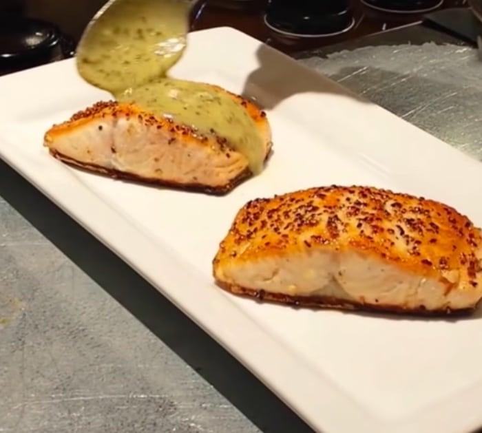 Make ten minute lemon butter salmon recipe