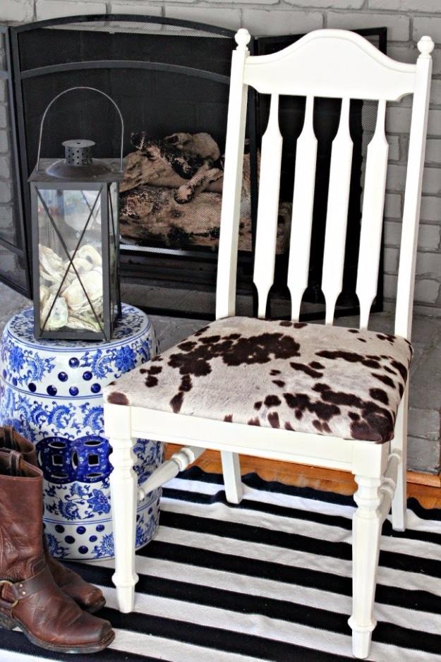 Udder Madness Chair Makeover, ready in well under an hour and proof a small touch makes a big difference