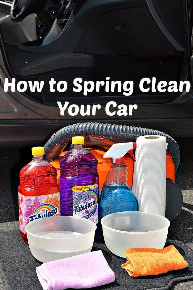 Spring Clean Your Car, flexible enough to work in a compact kitchen too and one less thing to dread doing later