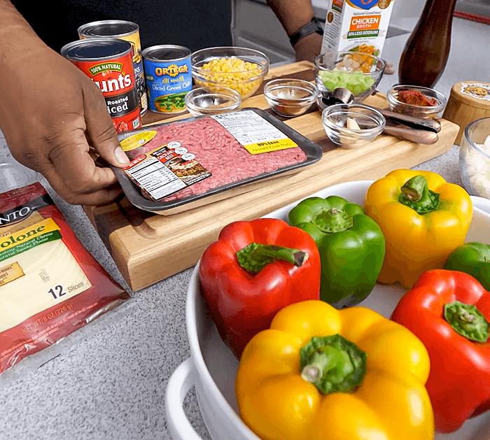 Southwestern Stuffed Bell Peppers Ingredients