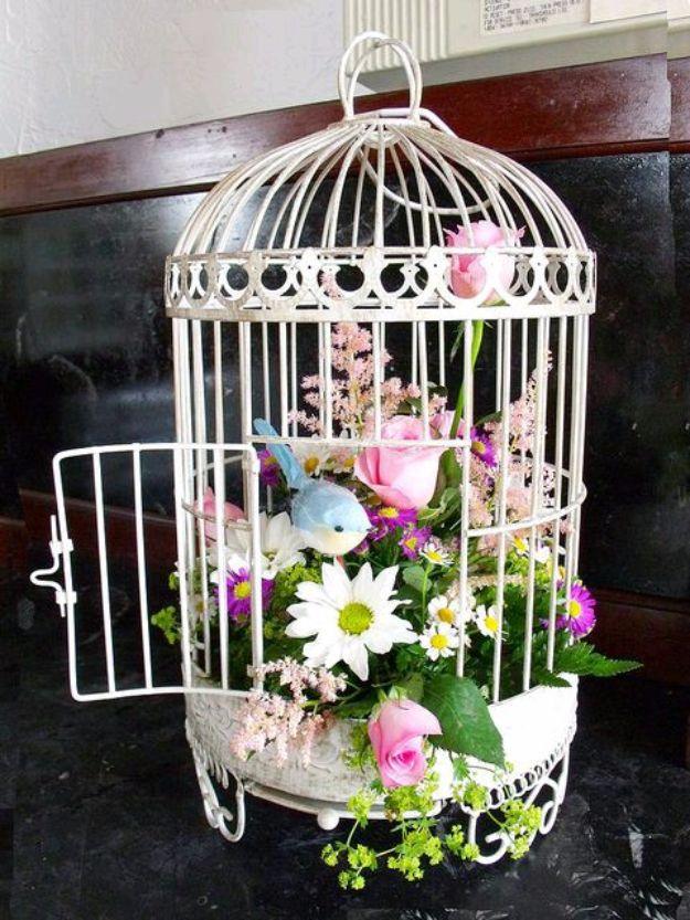 Bird Cage Floral Decor, no power tools required for the basic build and something worth showing off once it is done