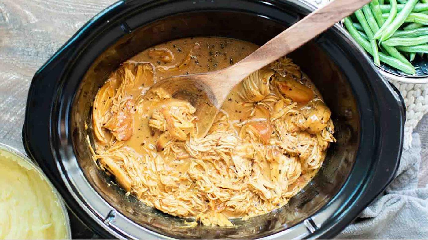 Slow Cooker Honey Mustard Chicken