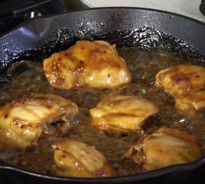 How To Make Skillet Orange Glazed Chicken Thighs