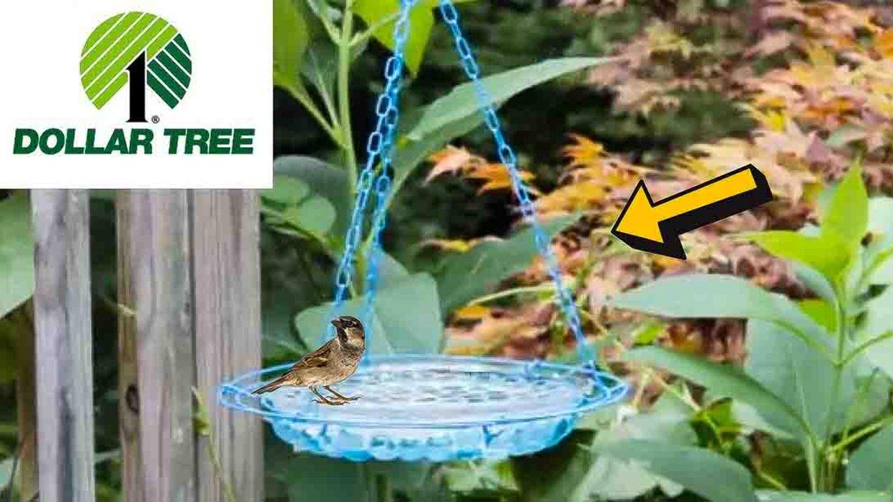 DIY Glass Bead Bird Bath